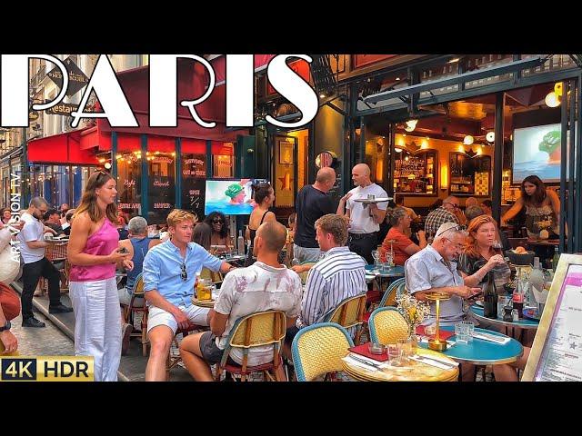 [PARIS 4K] WALK IN PARIS "1HOUR PARIS CENTER WALK" (4K60 FPS VERSION) 12/AUGUST/2024