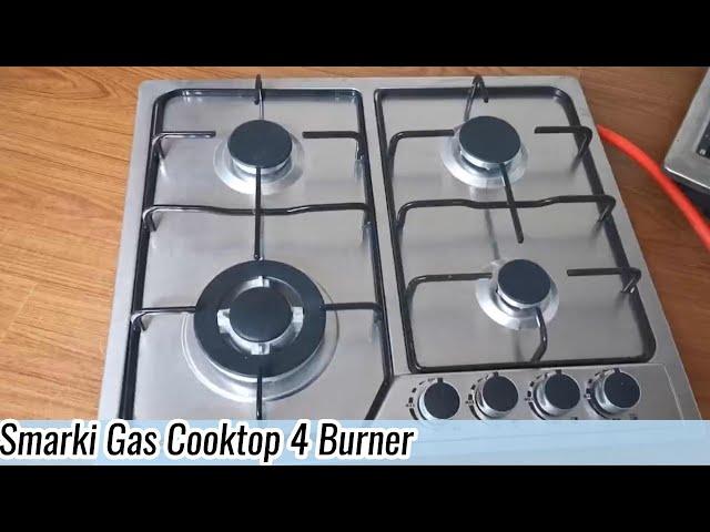 Gas Cooktop 4 Burner Gas Hob stainless steel