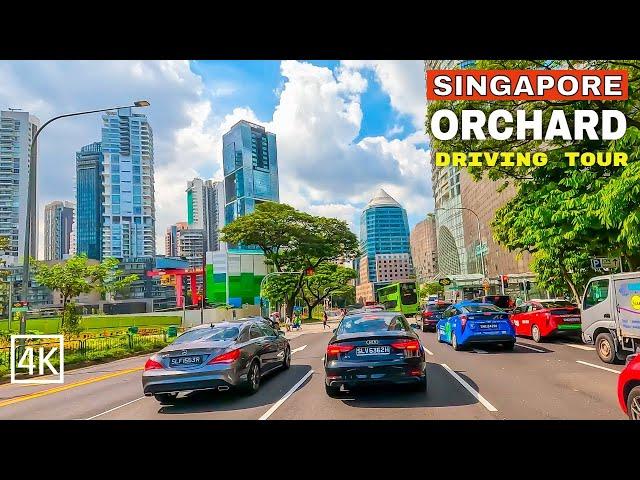 Singapore City Driving Tour in 2022 | Orchard Road | Downtown | Marina Bay Sands Views