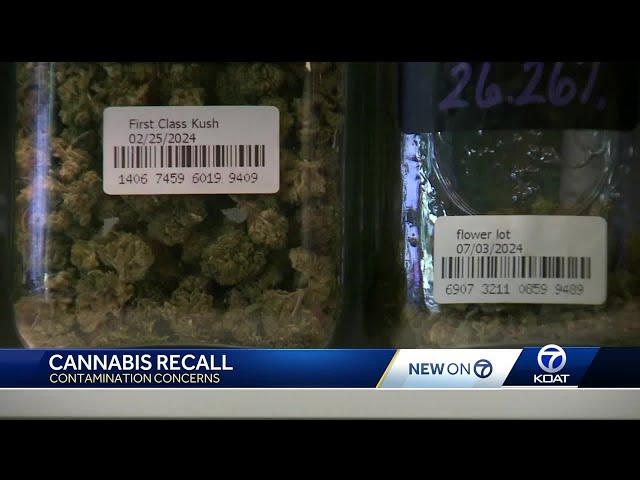 Recall ordered for cannabis products sold in New Mexico