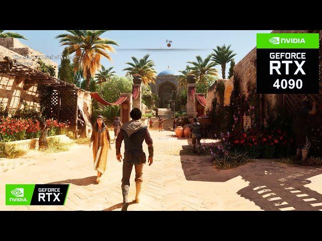 Assassin's Creed Mirage: RTX 4090 24GB (4K DLSS Maximum Settings)