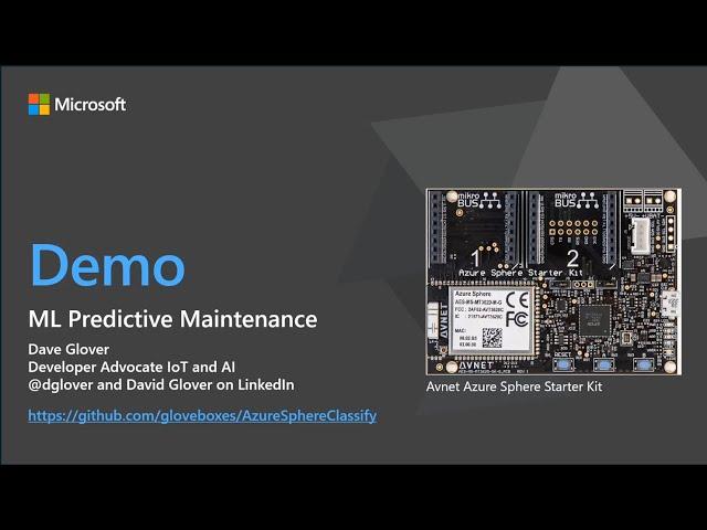 Predictive Maintenance with TinyML and Azure Sphere