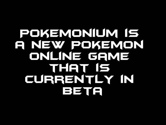 Pokemon Online [-Pokemonium-] New online Pokemon 2012