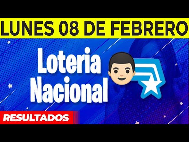 Resultados de La Loteria Nacional del Lunes 8 de Febrero del 2021