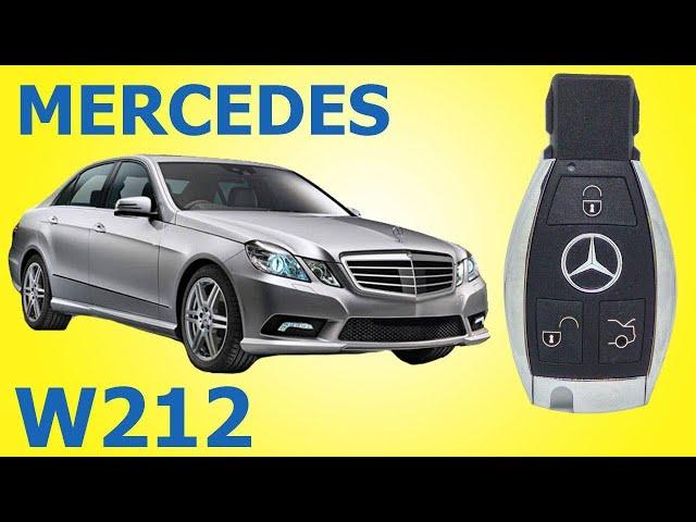 Mercedes w212  изготовление дубликата чип ключа зажигания рыбки в Минске. Remote key programming