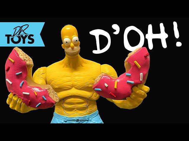 Custom Hulked Out Homer Simpson Action Figure