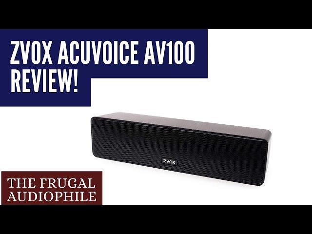 ZVOX AcuVoice AV100 Speaker Bar Review!