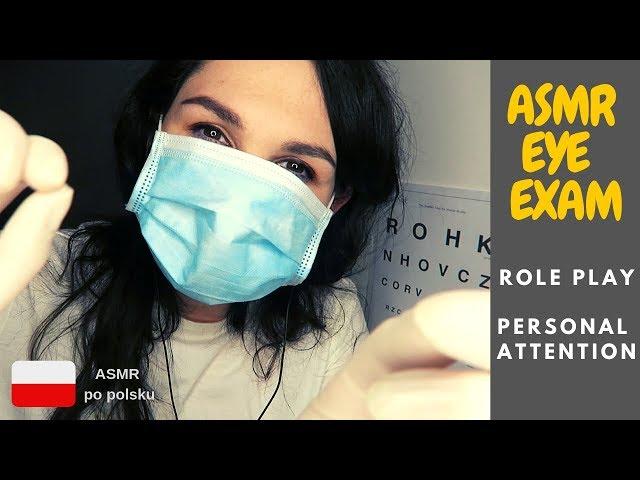 ASMR pl Kontrolne Badanie Wzroku | Routine Eye Examination #Roleplay