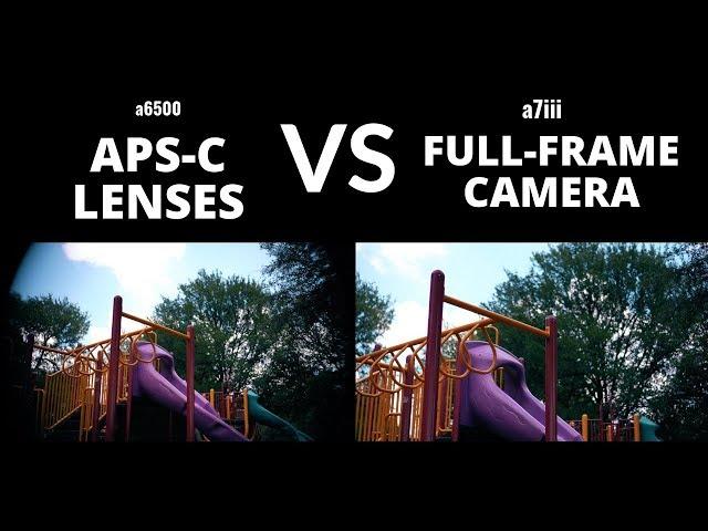 APS-C vs Full Frame lenses on your SONY a7III Camera // This vs That