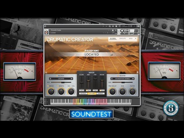 DRUMATIC CREATOR In Session Audio ALL KIT AND PRESET SOUNDTEST