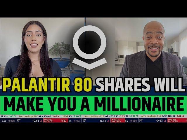 Palantir 80 Shares Will Make You Millionaire | PLTR Stock Latest News