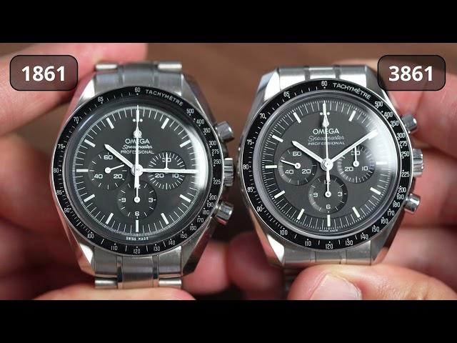 Omega Speedmaster Professional Moonwatch 1861 VERSUS 3861