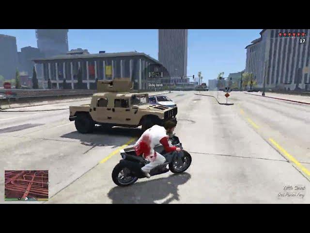 GTA 5 - Escape from a Madrazo Cartel Ambush + Ten Star Escape [R.D.E. 4.0.4]