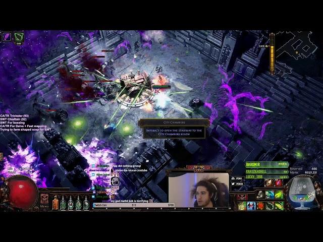 Path of Exile Delve SSF - Using Delve to help sustain maps