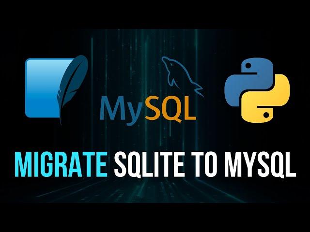 Migrate SQLite Database to MySQL with Python