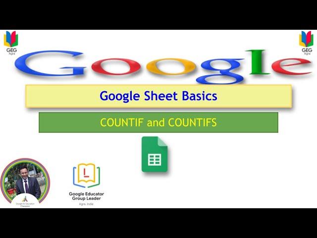 Countif() | Countifs() | Google Sheets | Techie Krish