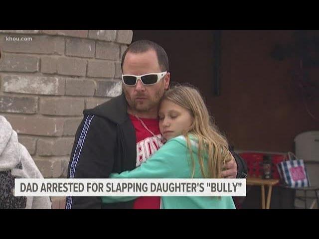 Father arrested for slapping boy who allegedly bullied daughter