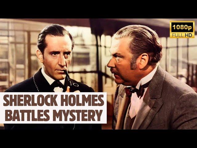 Sherlock Holmes Battles Mystery (1946) - A Timeless Detective Adventure - FHD COLORIZED