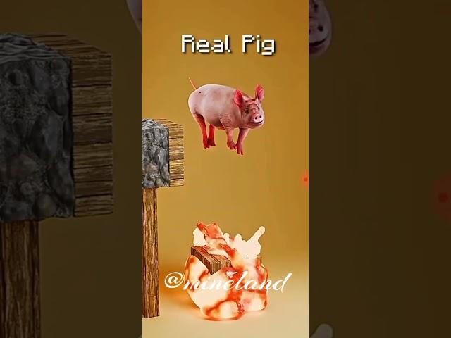 Minecraft vs real life #minecraft #mineland #minecraftrealistic #reallife