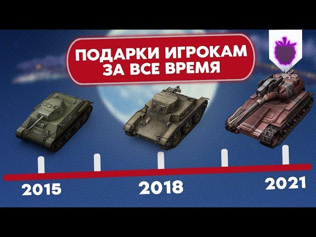 Какой был первый подарок в WoT Blitz? / История подарков Вот Блиц