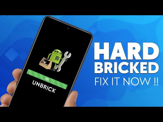 How to UNBRICK Hard BRICKED Mediatek Xiaomi or Other Android Phones