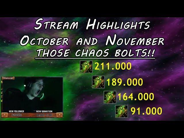 The Biggest Chaos Bolts in BFA - Walocial Stream Highlights | October & November 2018