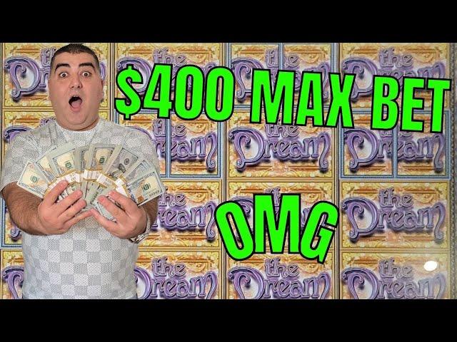 $400 Max Bet Bonus Landed THE BIGGEST JACKPOT On The Dream Slot