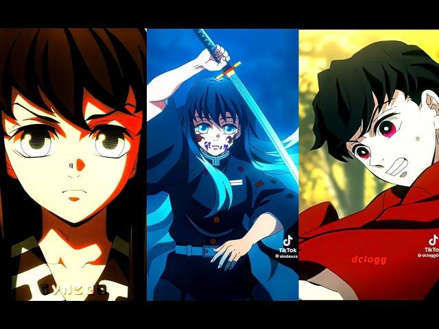 Demon slayer anime edits || Tiktok compilation [part 11]