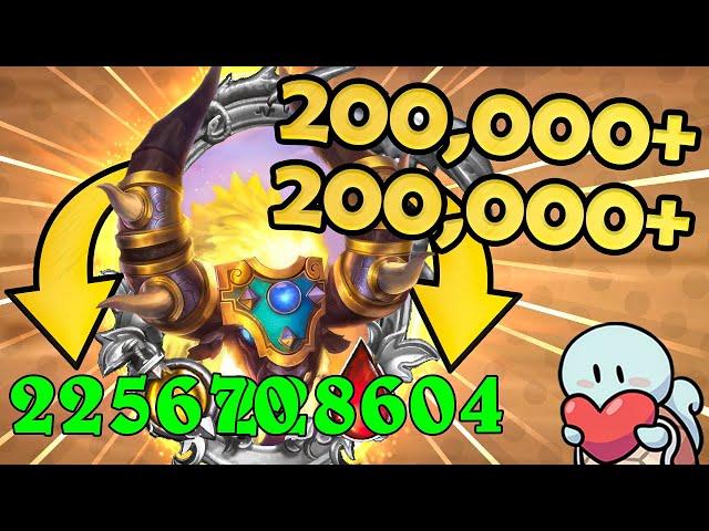 I MADE A 200,000+/200,000+ MINION! | Hearthstone Battlegrounds