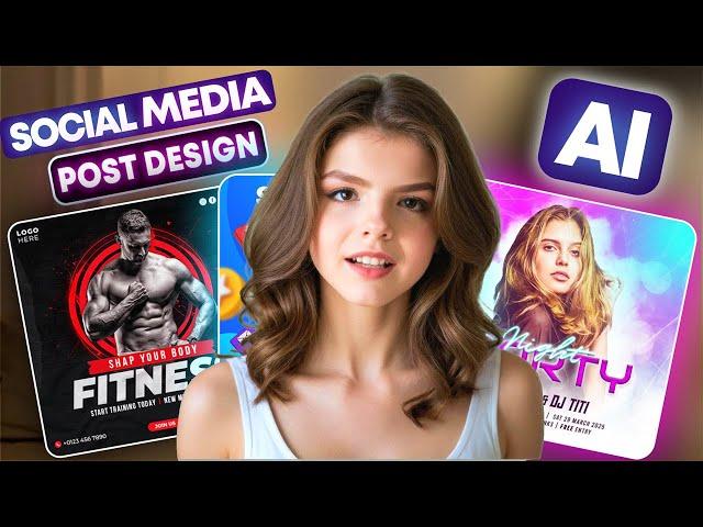 Social media Post Design Tutorial With Ai | Instagram Post Design