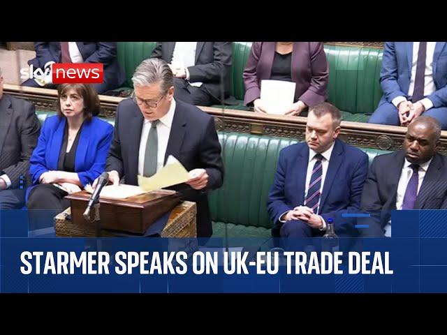 PM makes statement on UK-EU post-Brexit deal
