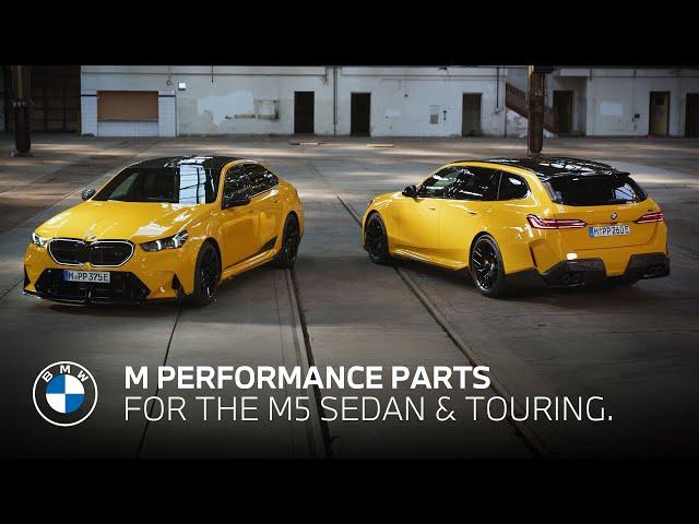 The BMW M5 Sedan & M5 Touring with BMW M Performance Parts.