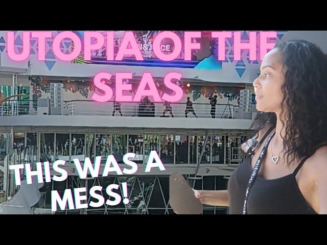 Embarkation Day on Utopia Of The Seas was a MESS! My first Oasis class Ship