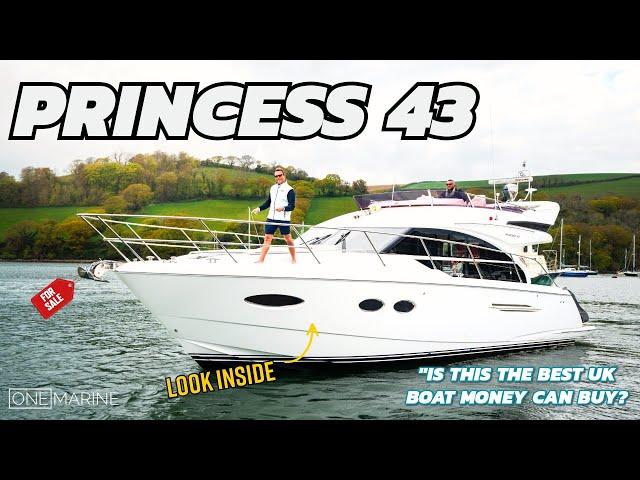 The Best Uk Flybridge? - Princess 43 FOR SALE Broker Tour