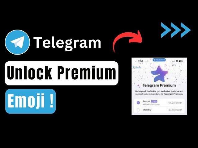 How To Unlock Premium Emoji In Telegram !