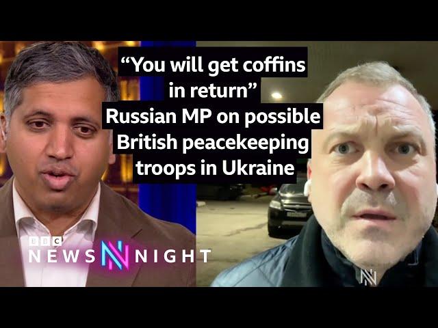 "You will get coffins in return" | Russian MP on possible British peacekeeping troops in Ukraine