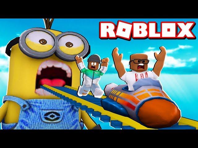 MULTIPLAYER ROCKET CART RIDE INTO THE MINIONS FOR ADMIN IN ROBLOX