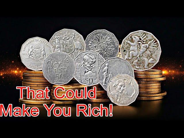 Australia's 50 Cent Coins, The Complete Guide To Riches!