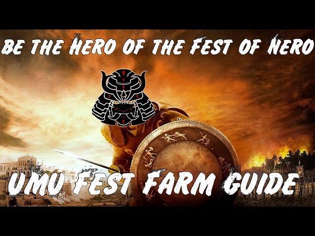 Nerofest Farm Guide and Event Overview - FGO NA UMU Edition