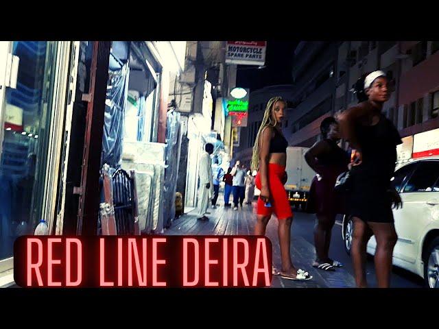 Bussy Red line street | Deira , Dubai - raw and uncut walking 4k tour - Saturday evening 