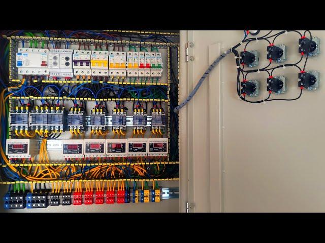 Industrial electrical panel wiring training(step by step with diagram)