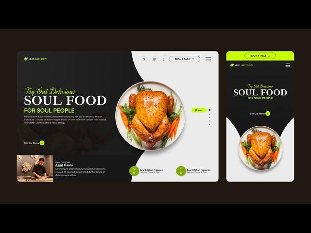 Create a Stunning Restaurant UI Design in Figma | Figma Tutorial For Beginners