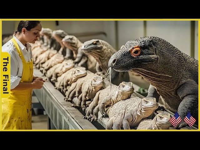 7,000 Komodo Dragons Threaten Farms – Farmers' Shocking Solution | Farming Documentary