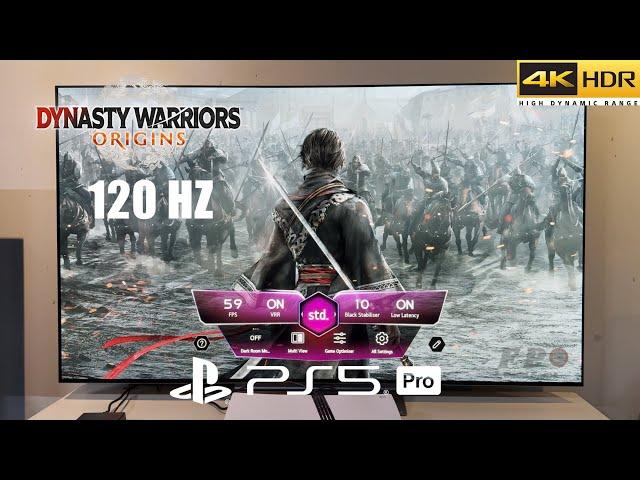 Dynasty Warriors Origins PS5 Pro Gameplay With LG Oled TV 4K 120 FPS Test