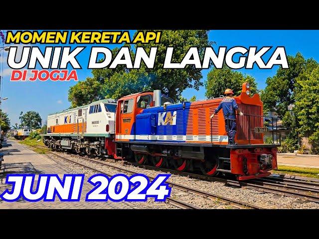 16 UNIQUE AND RARE TRAINS IN JOGJA JUNE 2024