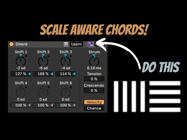 Ableton Live 12 - Scale Aware Chords!