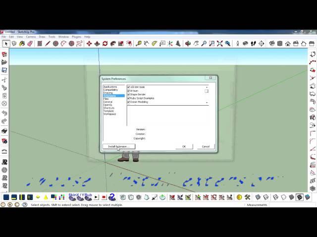 How to install sketchup plugins