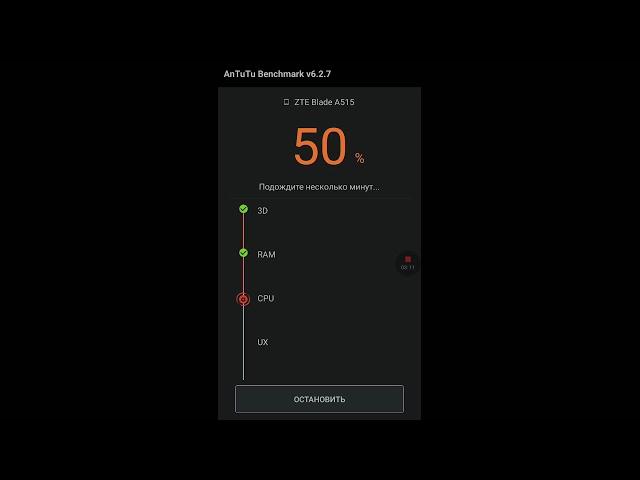Бенчмаркинг ZTE Blade 515 | Benchmarking ZTE Blade A515