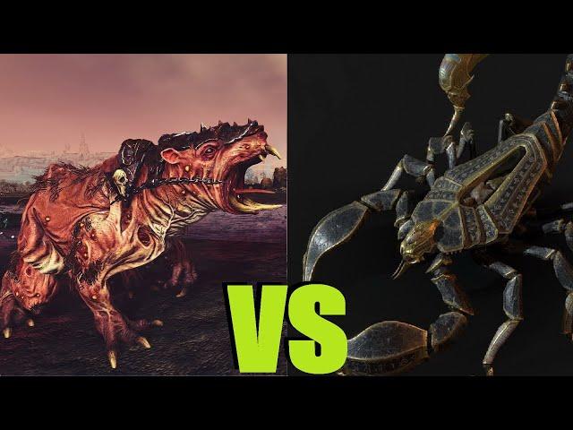 Мрачный ужас vs Могильный скорпион: Total War Warhammer 3. Immortal Empires. тесты юнитов v 2.4.0