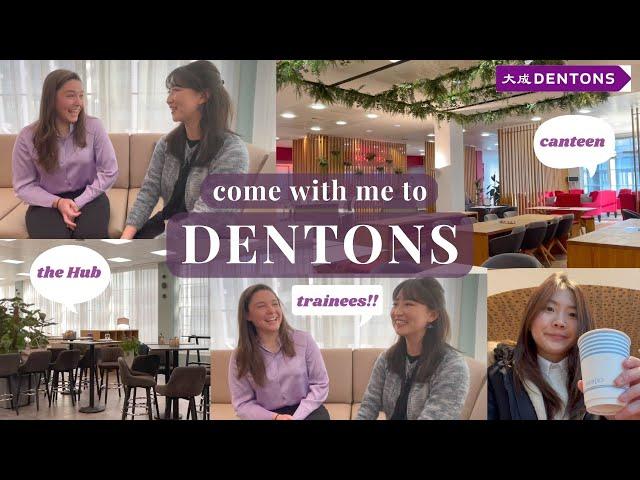 DENTONS LONDON (office tour & trainees interview)!!!